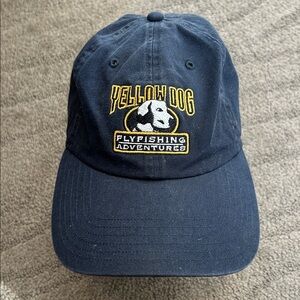 Simms Yellow Dog Fly Fishing Adventures Bozeman MT Hat Cap Blue